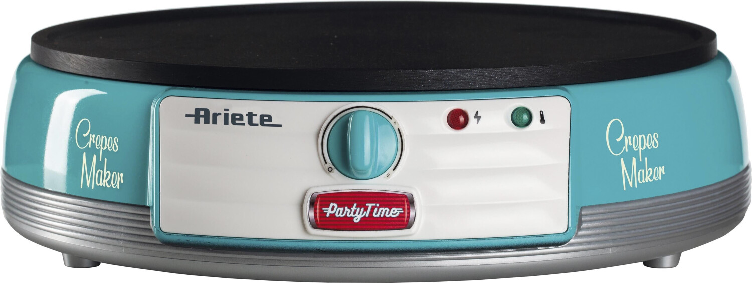 کرپ ساز برقی آریته ایتالیا مدل Ariete Party Time 202 | رنگ آبی | طراحی کودک‌پسند و سطح نچسب